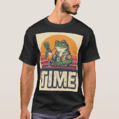 Tiki Time Frog Bartender Shirt Tシャツ (正面)
