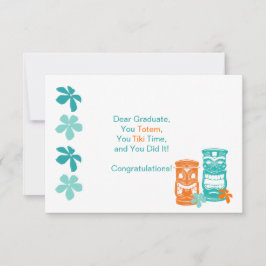 Tiki Totem卒業式あいさつ カード