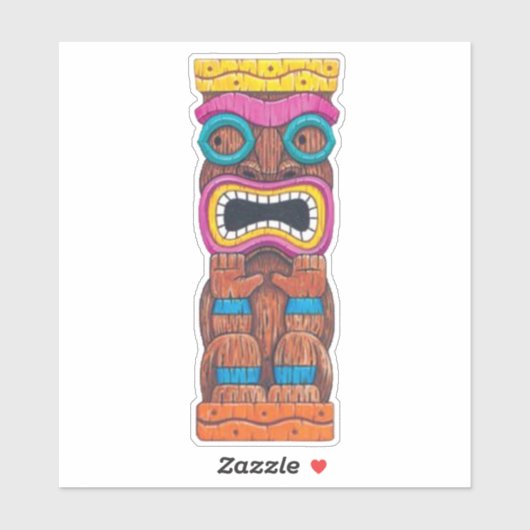 Tiki Totem 1シール シール (シート)