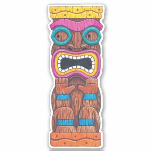 Tiki Totem 1シール シール (正面)