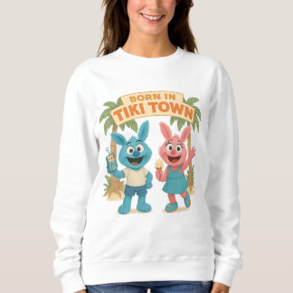 Tiki Town生まれ – Snibbi & Snibbo カートゥーンTシャツ スウェットシャツ
