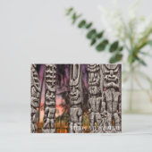 Tiki Tribal Councilドラマチックな空、ポストカード ポストカード (スタンド正面)