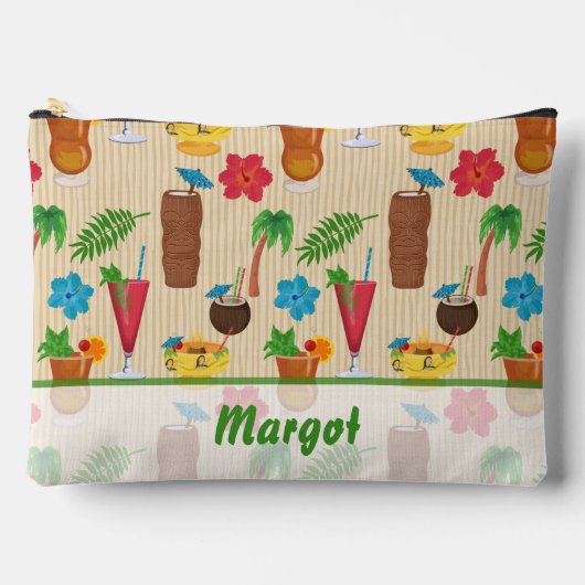 Tiki Tropical Cocktails アクセサリーポーチ (正面)