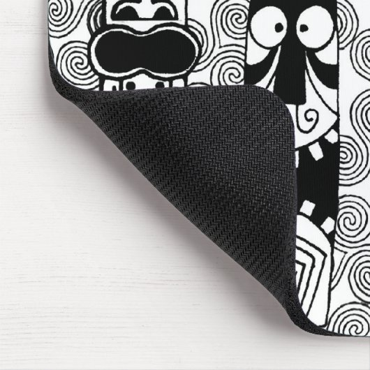 tikifacespolynesiann マウスパッド (コーナー)