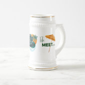 TikiMeet.com - Talk-Tiki Mug/Stein ビールジョッキ (正面右)
