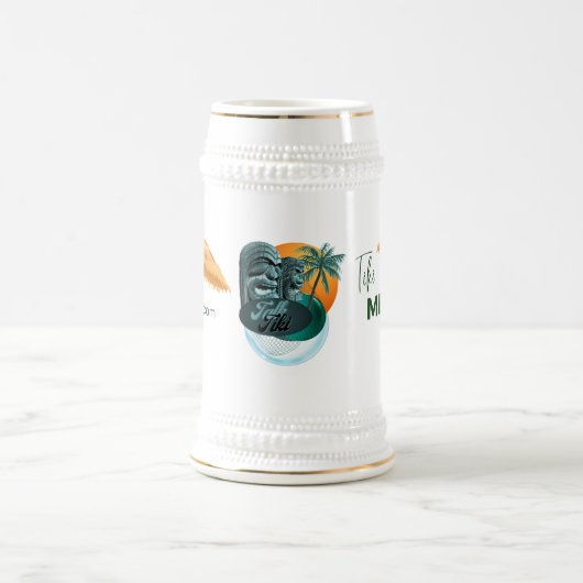 TikiMeet.com - Talk-Tiki Mug/Stein ビールジョッキ (中央)