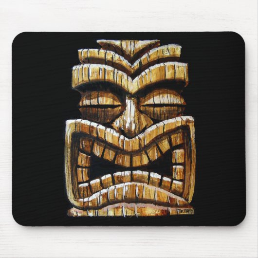 TikiTrey著Tikiの人のマウスパッド マウスパッド (正面)