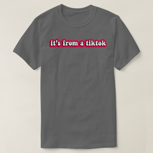TikTokのItx27s Tシャツ (デザイン正面)