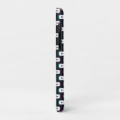 TikTokアプリボタン。パターンデザイン – 暗色 Case-Mate iPhoneケース (裏面/左)