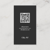 TikTokインフルエンサーナメカード 名刺 (裏面)