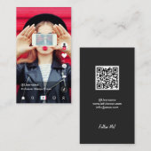 TikTokインフルエンサーナメカード 名刺 (正面/裏面)