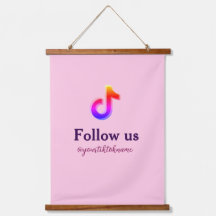 TikTokユーザー名ソーシャルメディアQRコードテキストをフォロー