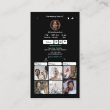 TikTok ブラック ソーシャルメディア QR コード