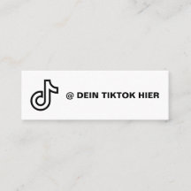 Tiktok Vistenkarte Selbst Gestalten Schwarz Weizs