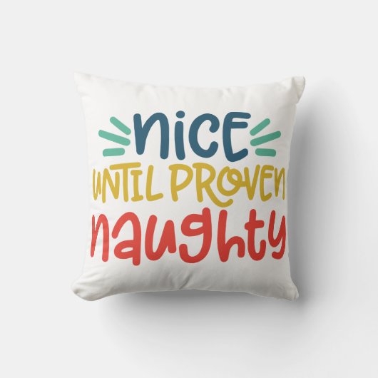 'Tilいけな Proven Nice Christmas Pillow - おもしろい クッション (正面)