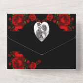 Til' Deathは私たちすべてを1つの結婚式の招待に分ける オールインワン招待状 (裏面)