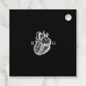 Til Deathゴシックハートフローラ結婚スカル フェイバータグ (裏面)