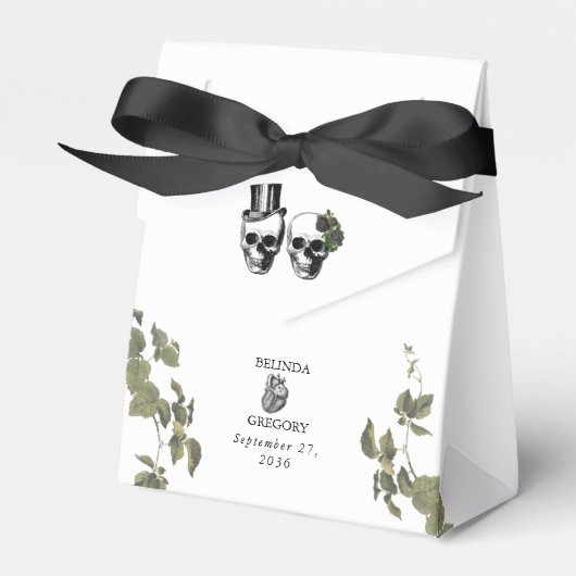 Til Deathゴシックハートフローラ結婚スカル フェイバーボックス (正面サイド)