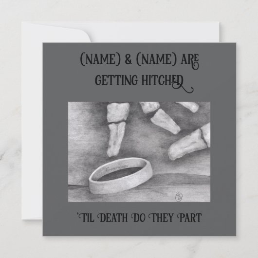 'Til Death 招待状 (正面)