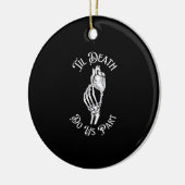 Til Death Do私たちパーツ骨格手の保持Anatomi セラミックオーナメント (左)