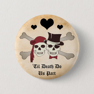 『til death do ape right button 缶バッジ