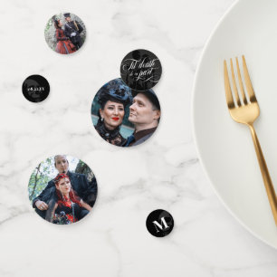 Til Death Do Usパートゴシック結婚写真 コンフェッティ