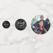 Til Death Do Usパートゴシック結婚写真 コンフェッティ (裏面)