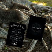 Til Death Do Usパートスカルこうもりゴシック結婚ズ 招待状