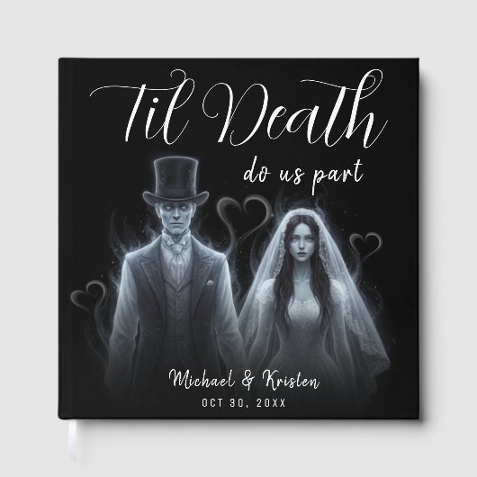 Til Death Do Usパート幽霊ゴシック結婚ズ ゲストブック (正面)