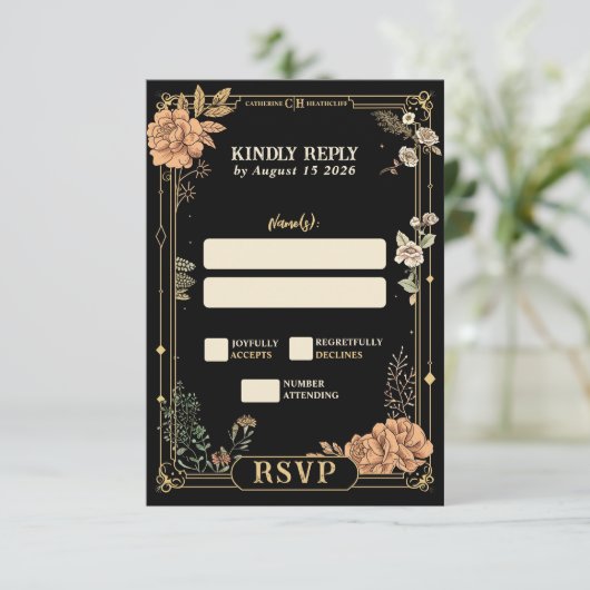 Til Death Do UsパートRSVP 出欠カード (スタンド正面)