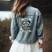 Til Death Do Us Part：新郎新婦スケルトン デニムジャケット