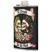 Til Death Do Us Part：新郎新婦スケルトン フラスク (左)