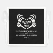 Til Death Do Us Part Black 結婚 Gothic's スタンダードカクテルナプキン