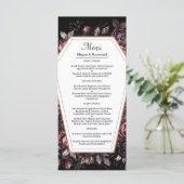 Til Death Do Us Part Black Gothic'結婚s Menu メニュー (スタンド正面)