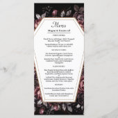 Til Death Do Us Part Black Gothic'結婚s Menu メニュー (正面)