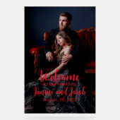 Til Death Do Us Part Darkゴシックムーディウェルカムサイン アクリルサイン (正面)