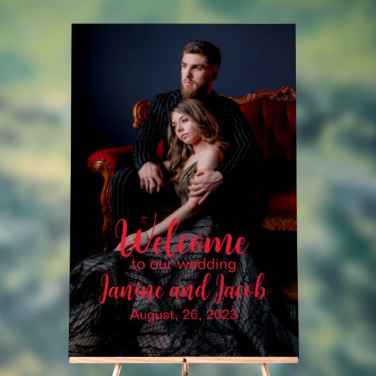 Til Death Do Us Part Darkゴシックムーディウェルカムサイン アクリルサイン (ニュートラル)