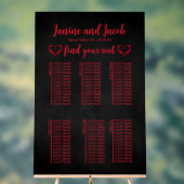 Til Death Do Us Part Darkゴシックムーディシーティングチャート アクリルサイン