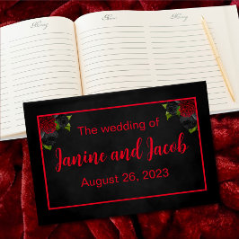 Til Death Do Us Part Gothic'結婚s Guest Book ゲストブック
