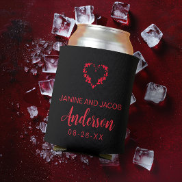 Til Death Do Us Part Gothic Moody Black and Red 缶クーラー