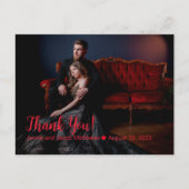 Til Death Do Us Part Gothic Thank You ポストカード (正面)