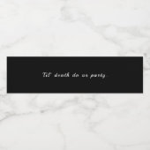 Til Death Do Us Part/Party ペットボトルラベル (シングルラベル)