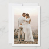 Til Death Do Us Part Photo 結婚 Halloween's 招待状 (裏面)