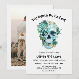 Til Death Do Us Part Photo 結婚 Halloween's 招待状