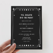 Til Death Do Us Part Photo 結婚 Halloween's 招待状