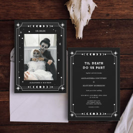 Til Death Do Us Part Photo 結婚 Halloween's 招待状