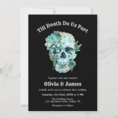 Til Death Do Us Part Photo 結婚 Halloween's 招待状 (正面)