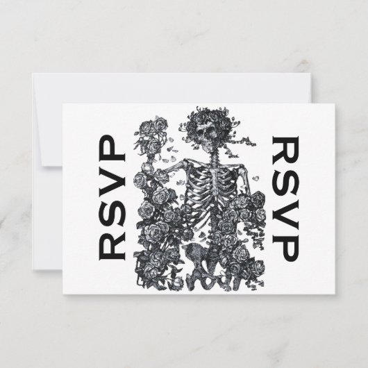 Til Death Do Us Part Skeleton RSVP (正面)