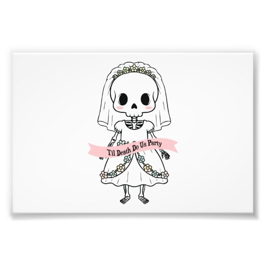 Til Death Do Us Party ハロウィン フォトプリント (正面)