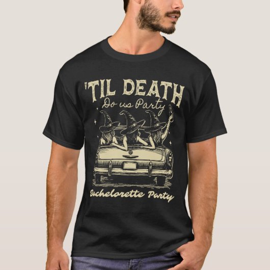 Til Death Do Us Party ハロウィン D イエロー Tシャツ (正面)